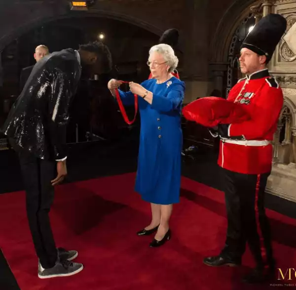 See What Happened To Basketmouth When He Met The “Queen Of England”